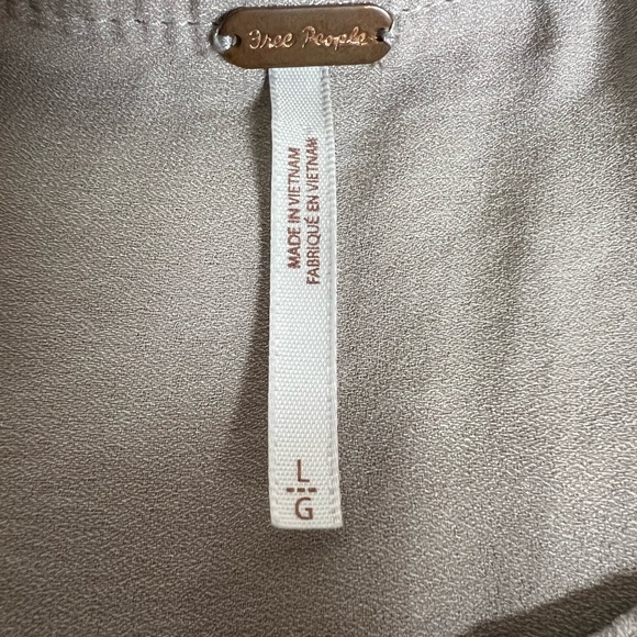 Free People So Fine Faux Wrap Choker Top - Picture 4 of 4